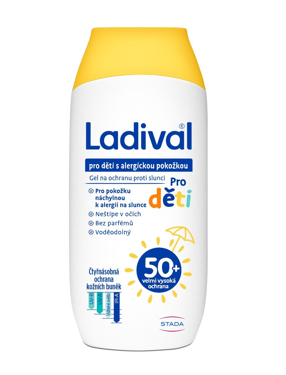Ladival Dětská alergická pokožka OF50+ gel 200 ml Ladival