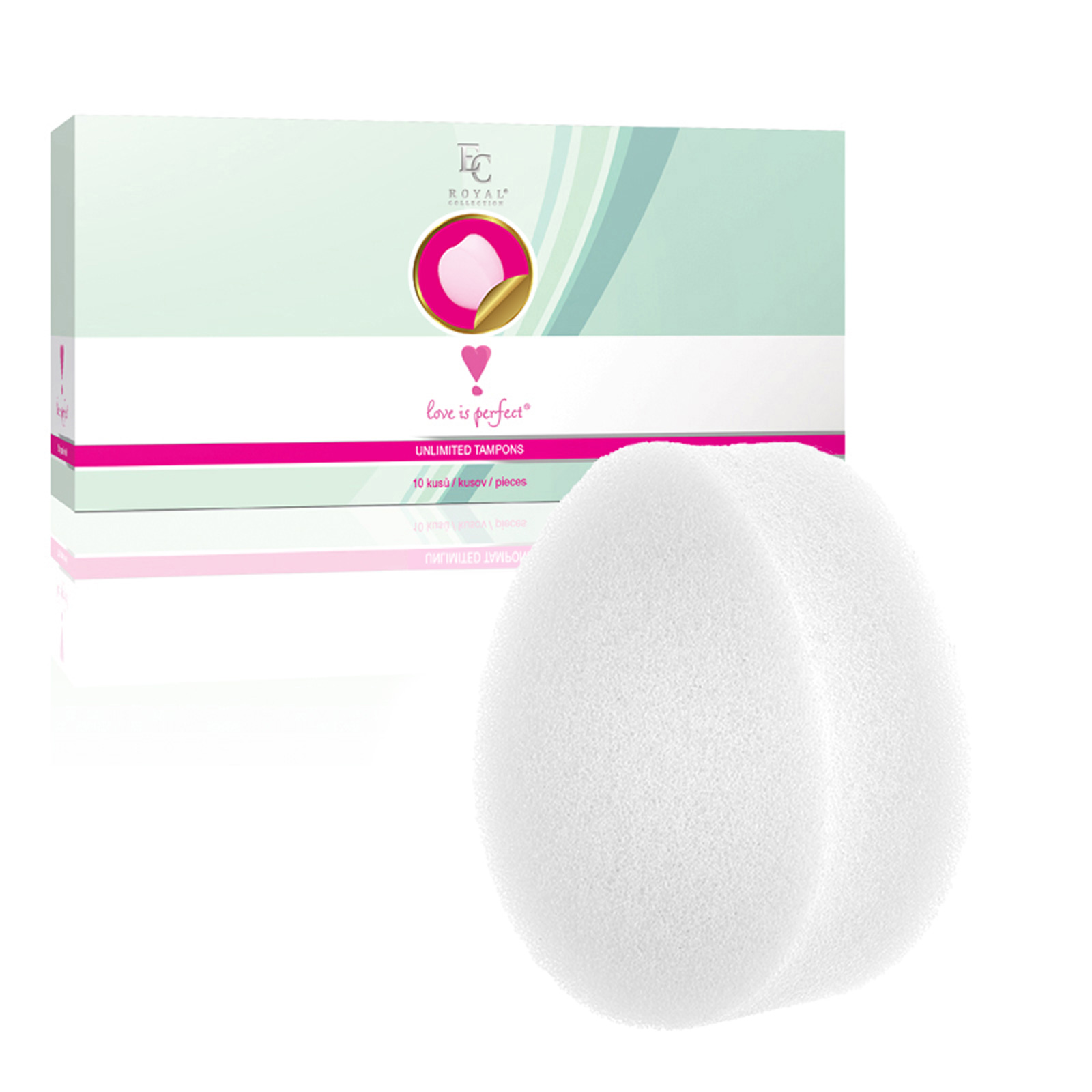 Love is Perfect Hygienické Tampóny - Unlimited Tampons 10 ks Love is Perfect