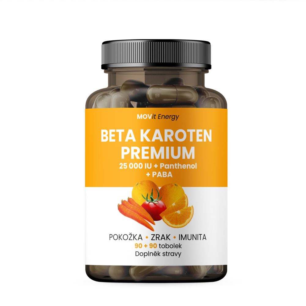 MOVit Energy Beta karoten 25000 IU + Panthenol + PABA 90+90 tobolek MOVit Energy