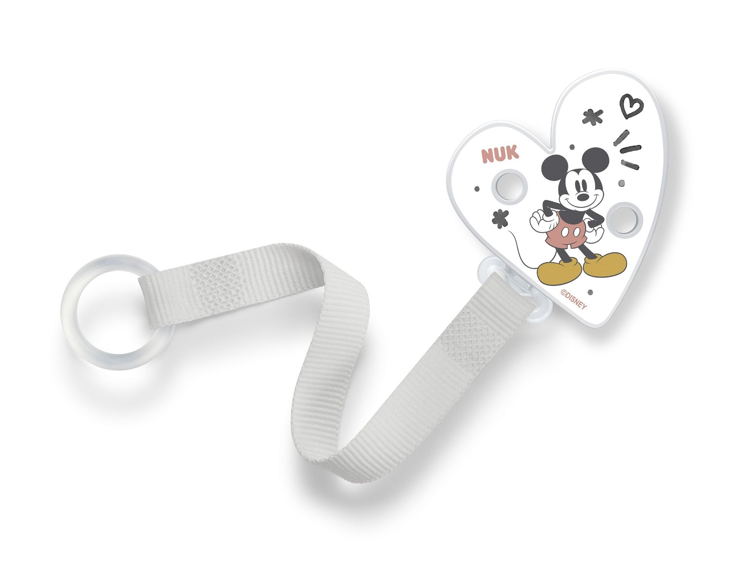 NUK Stužka na dudlík Disney Mickey 1 ks NUK
