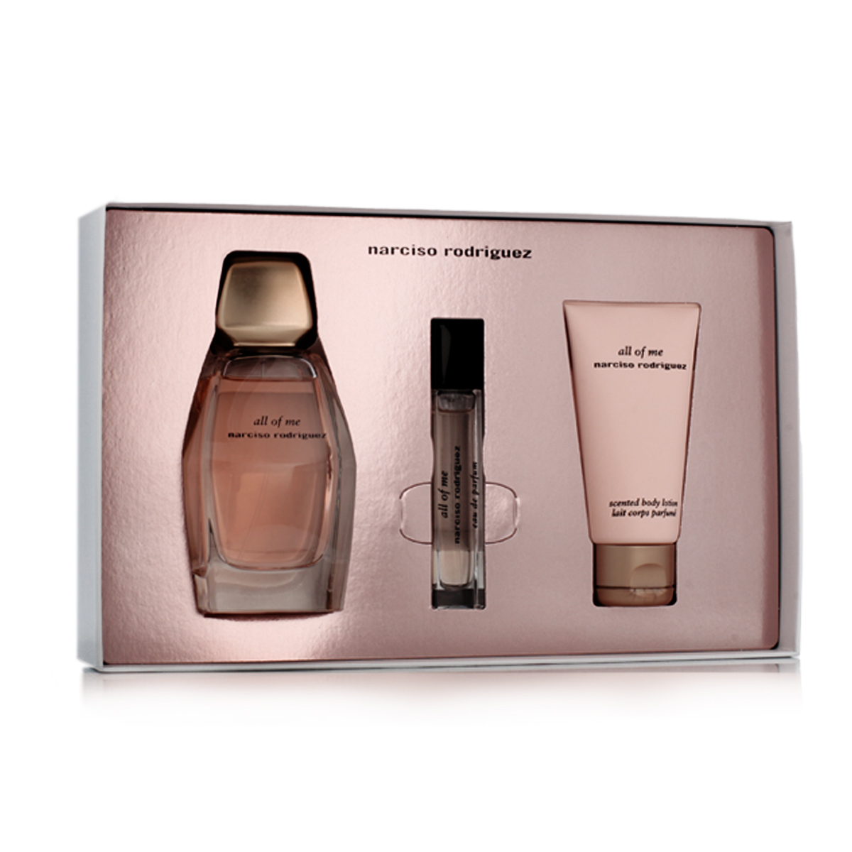 Narciso Rodriguez All Of Me EDP 90 ml + EDP MINI 10 ml + BL 50 ml W (White Cover with Bottle) Narciso Rodriguez