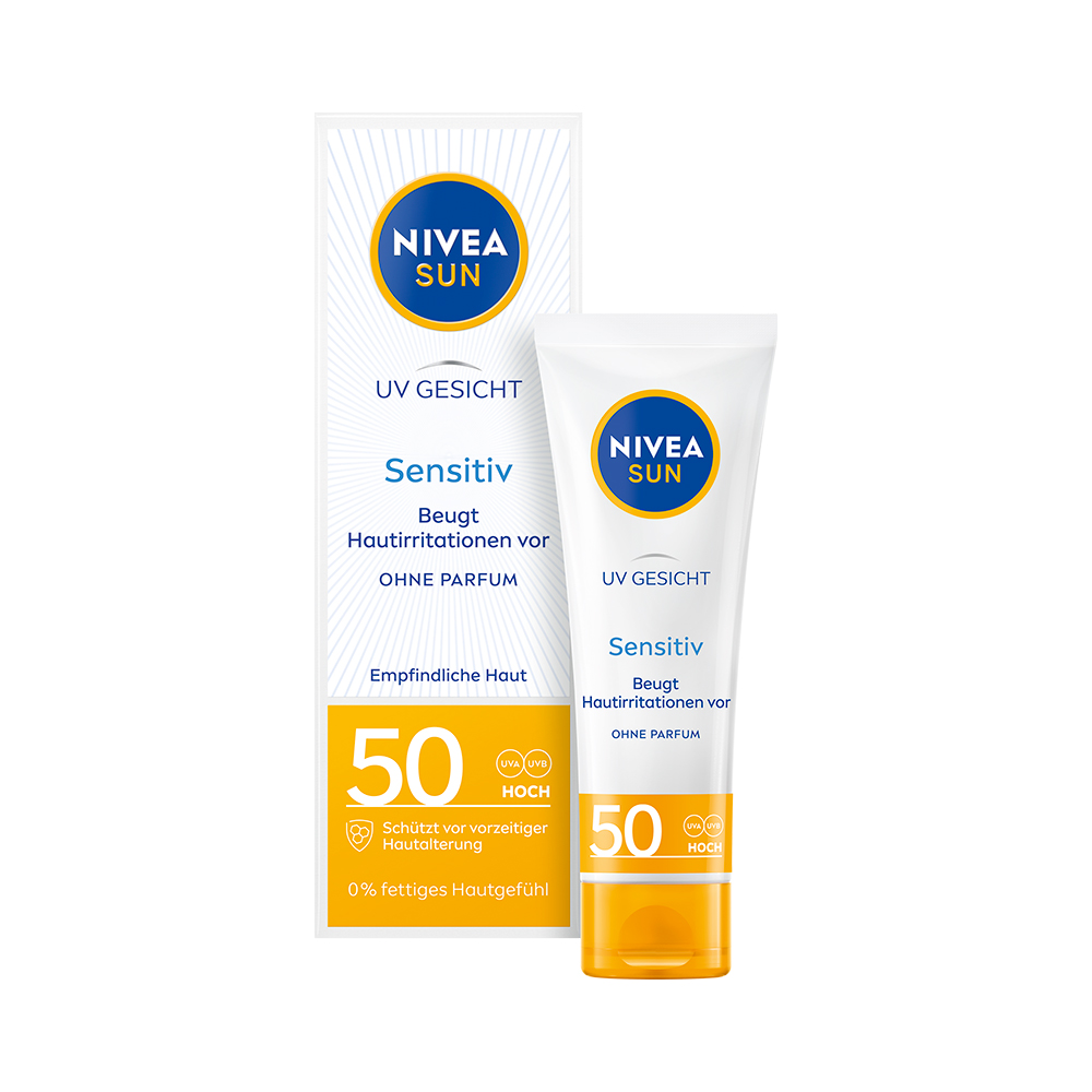 Nivea SUN Sensitive OF50 pleťový krém 50 ml Nivea