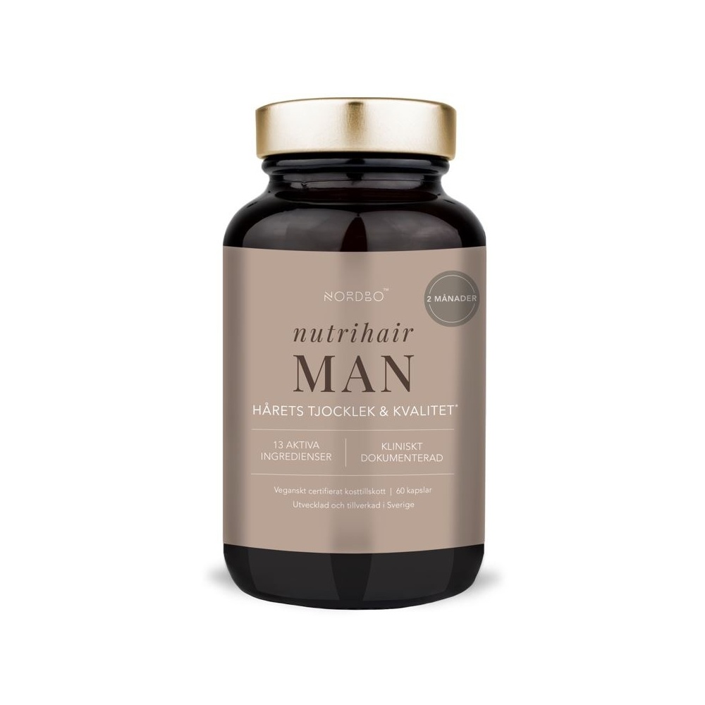 Nordbo Nutrihair Man 60 kapslí Nordbo