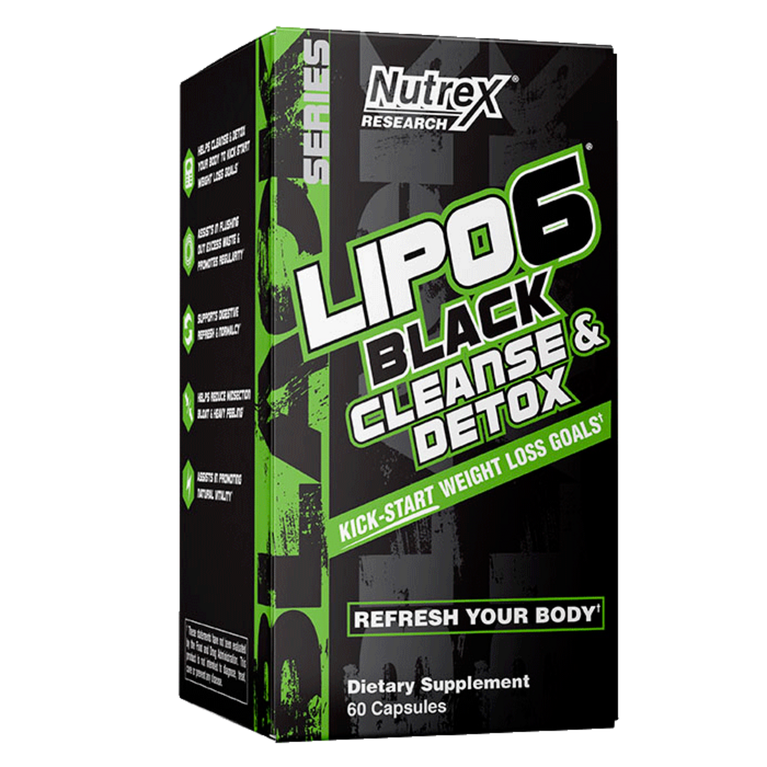 Nutrex Lipo 6 Black Cleanse & Detox - 60 kapslí Nutrex