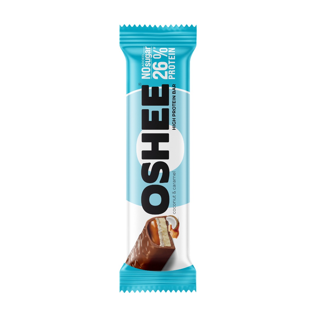 OSHEE Proteinová tyčinka Kokos & Karamel 48 g OSHEE