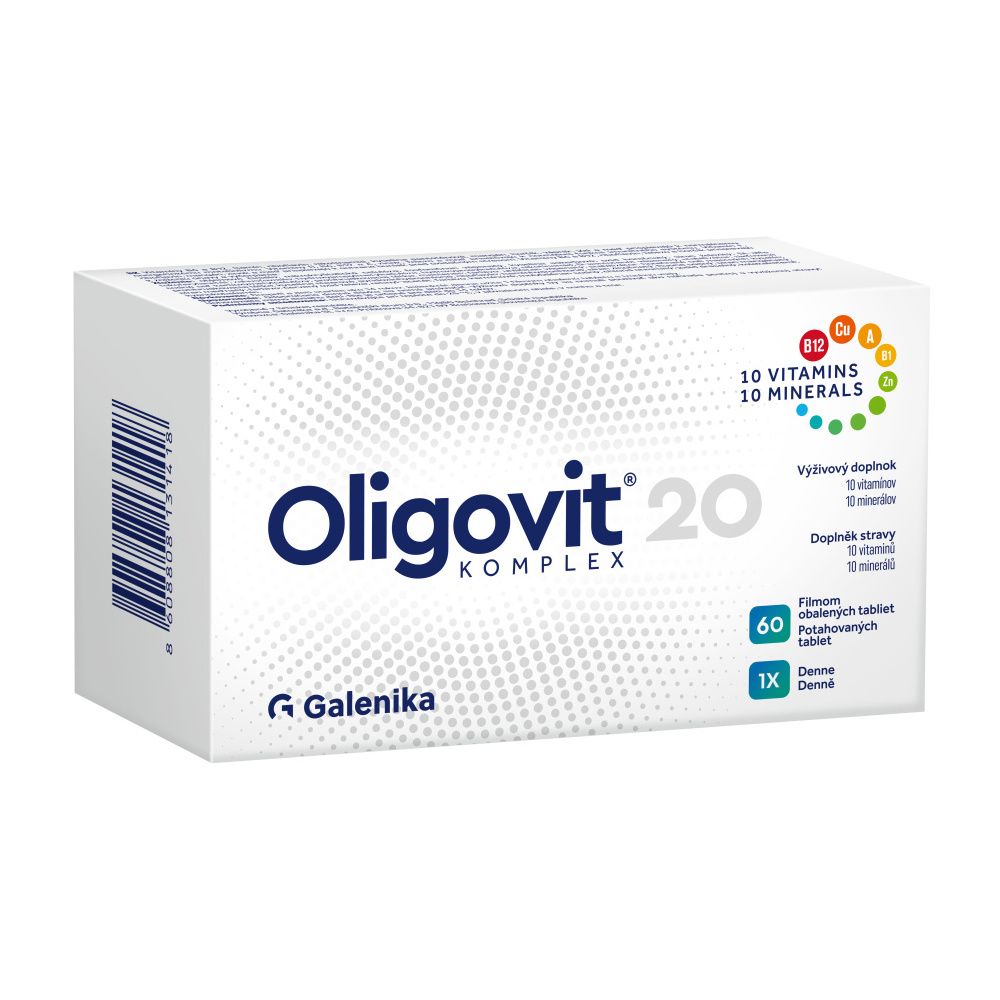 Oligovit 20 KOMPLEX 60 potahovaných tablet Oligovit