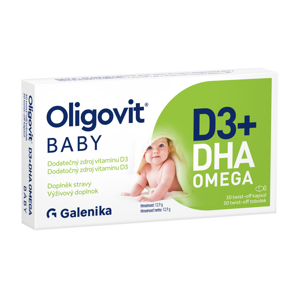 Oligovit BABY D3+DHA OMEGA 30 tobolek Oligovit