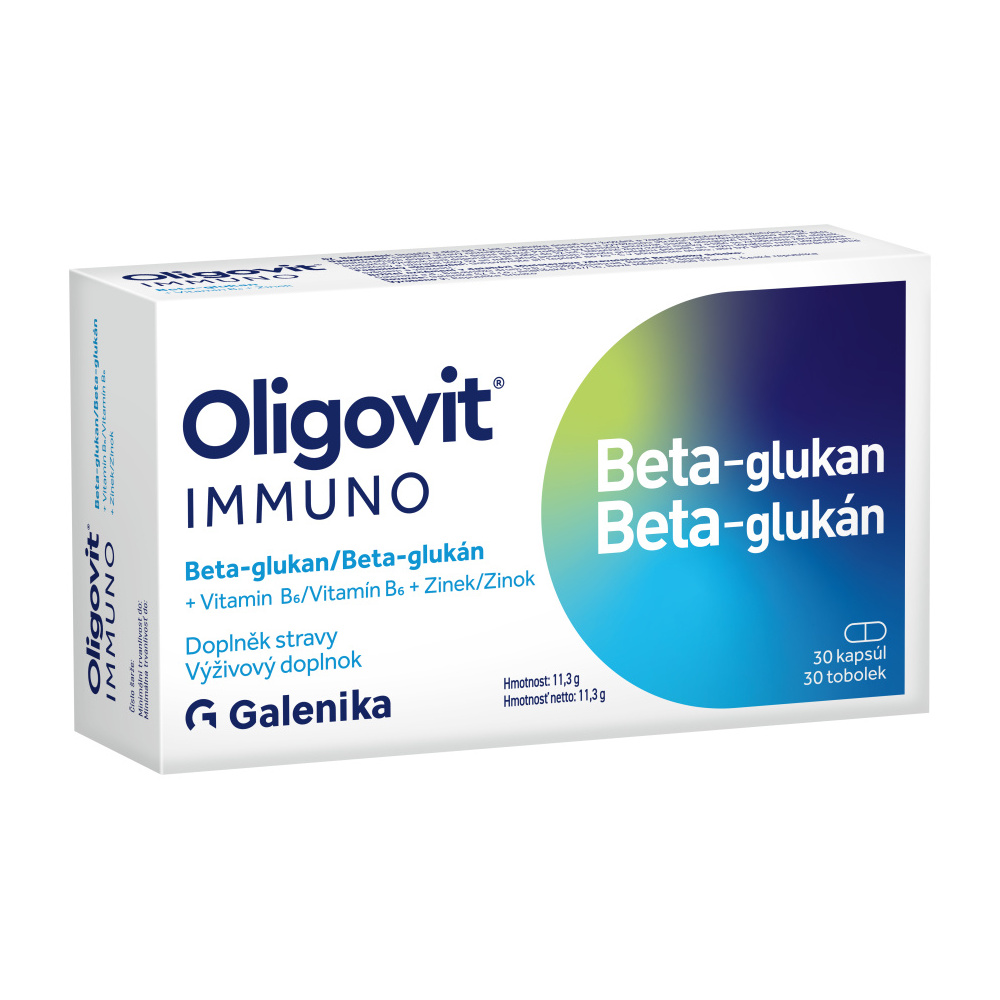 Oligovit IMMUNO Beta-glukan 30 tobolek Oligovit