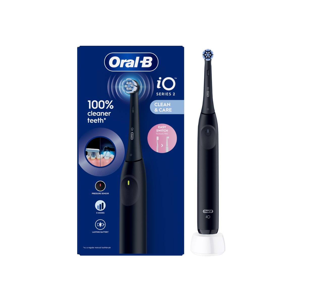 Oral-B iO 2 elektrický zubní kartáček černý Oral-B