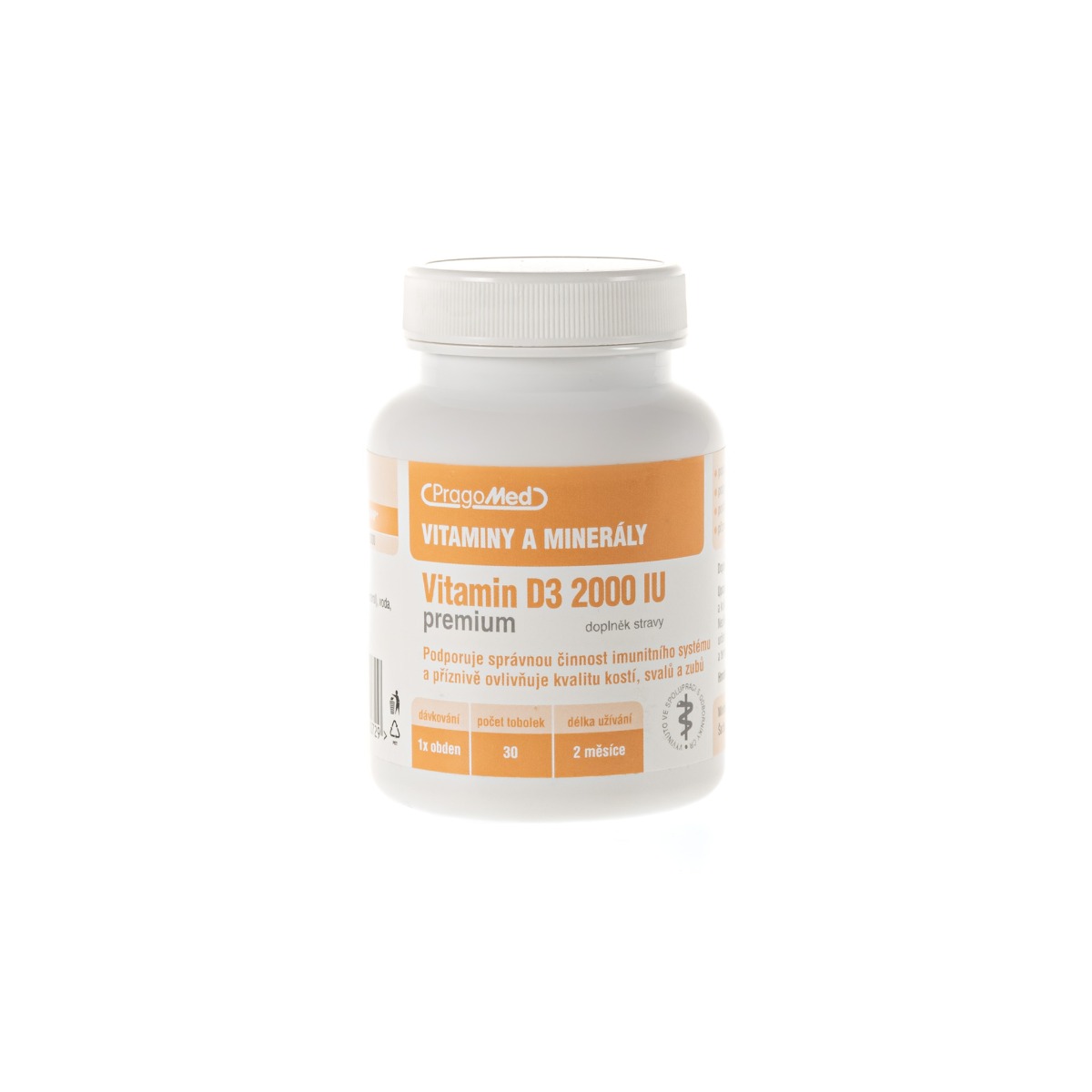Pragomed Vitamin D3 2 000 IU 30 tobolek Pragomed