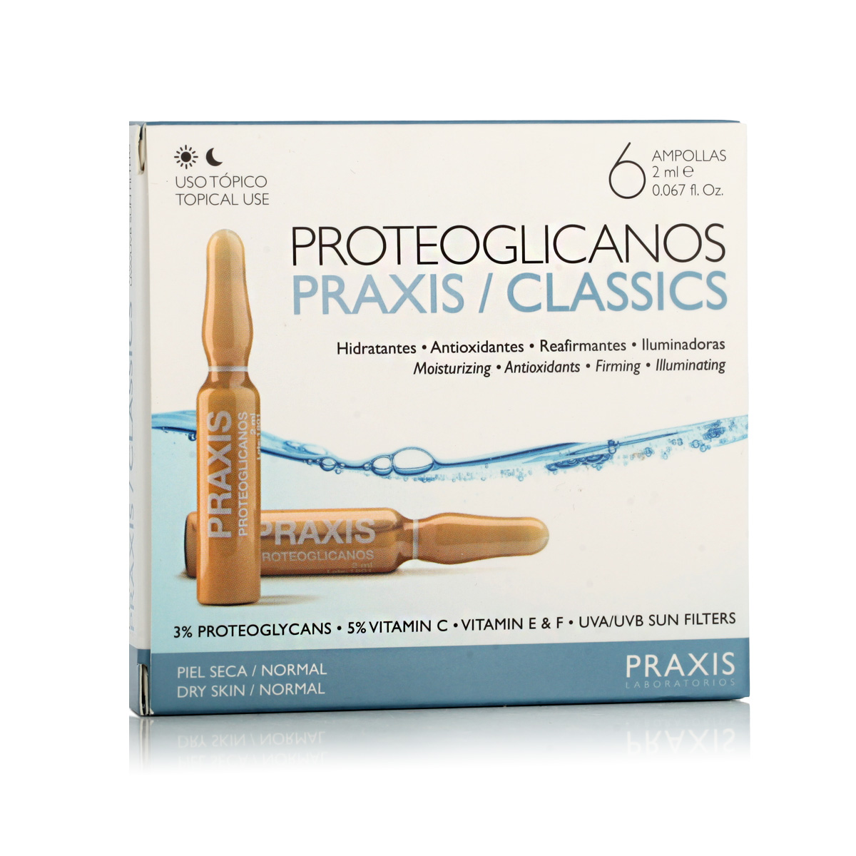 Praxis Laboratorios Proteoglicanos Classics 6 x 2 ml ampoules Praxis Laboratorios