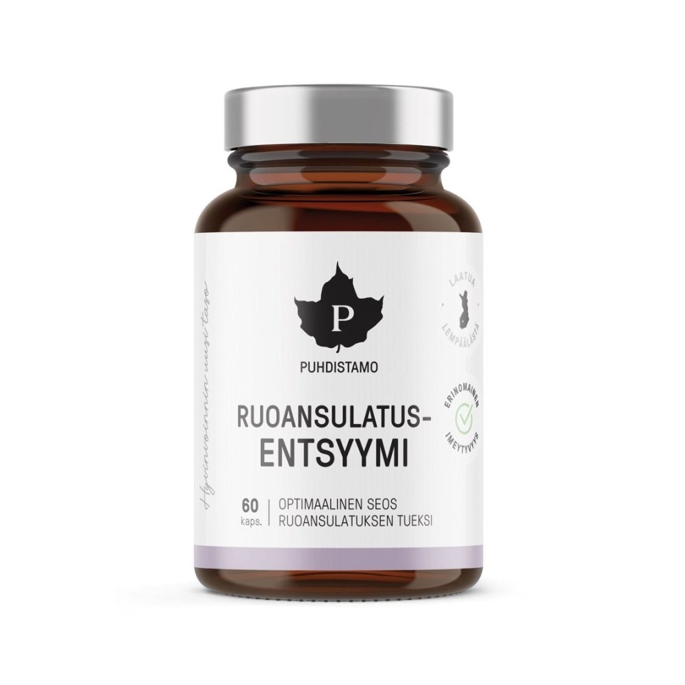 Puhdistamo Digestive Enzymes 60 kapslí Puhdistamo