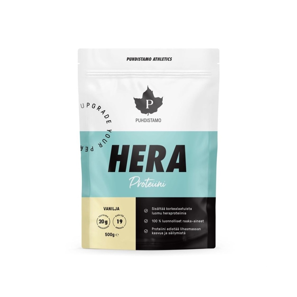 Puhdistamo HERA Protein (Whey Protein) vanilka 500 g Puhdistamo