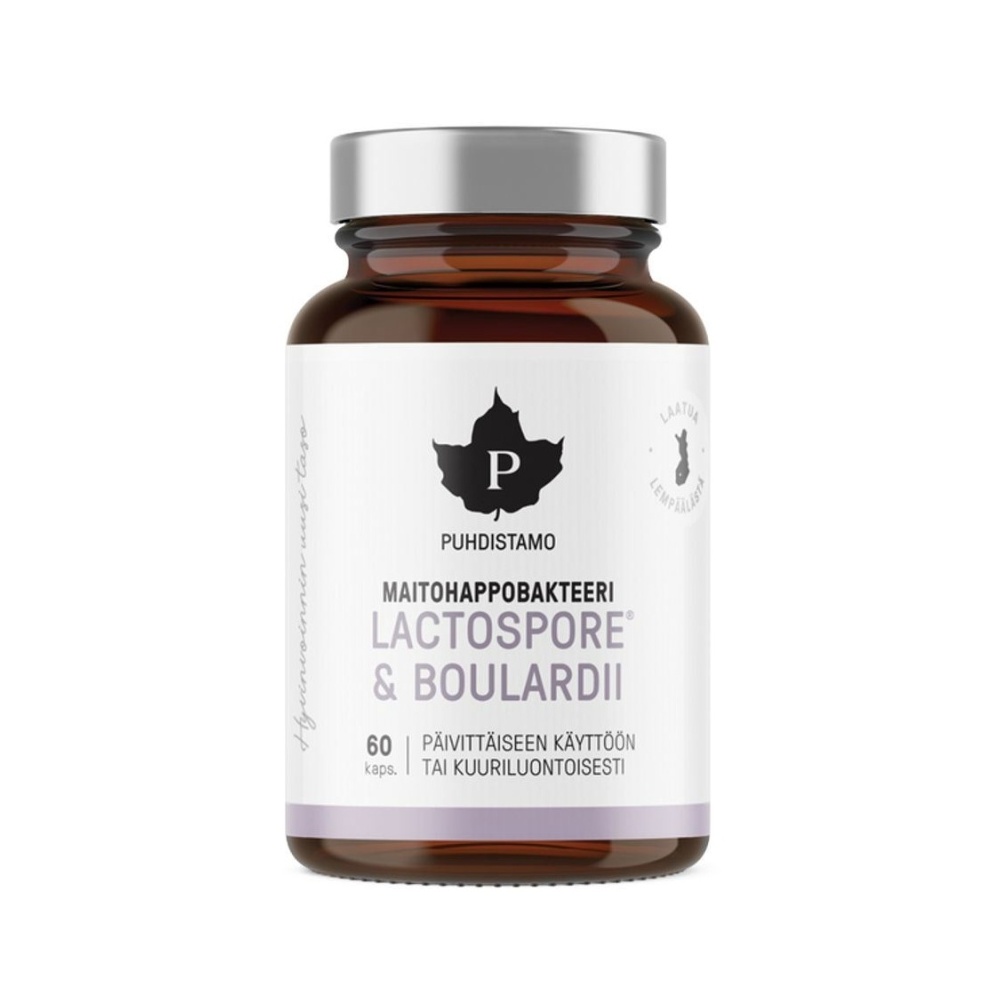 Puhdistamo Lactic Acid Bacteria Boulardii 60 kapslí Puhdistamo
