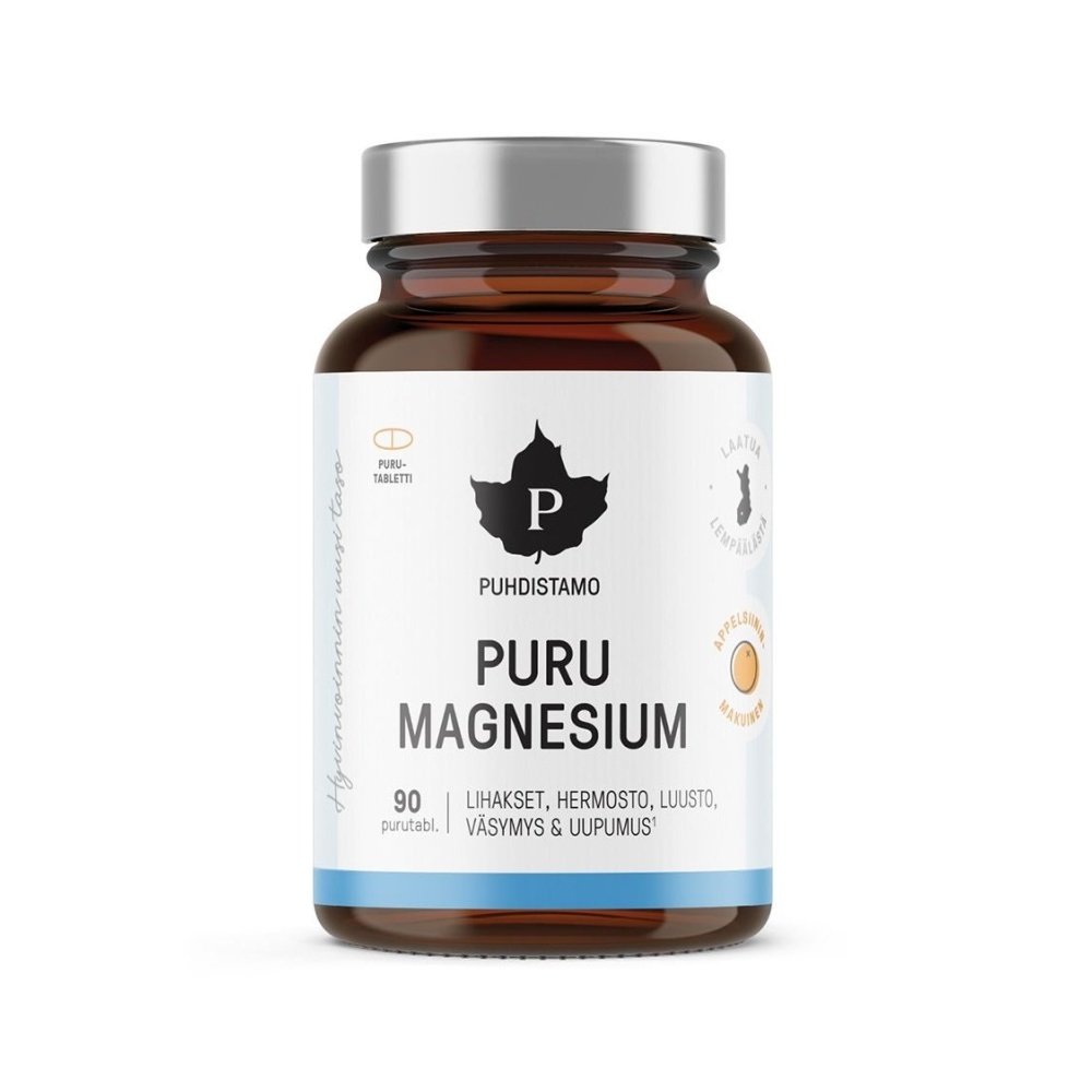 Puhdistamo Puru Magnesium 90 rozpustných tablet Puhdistamo