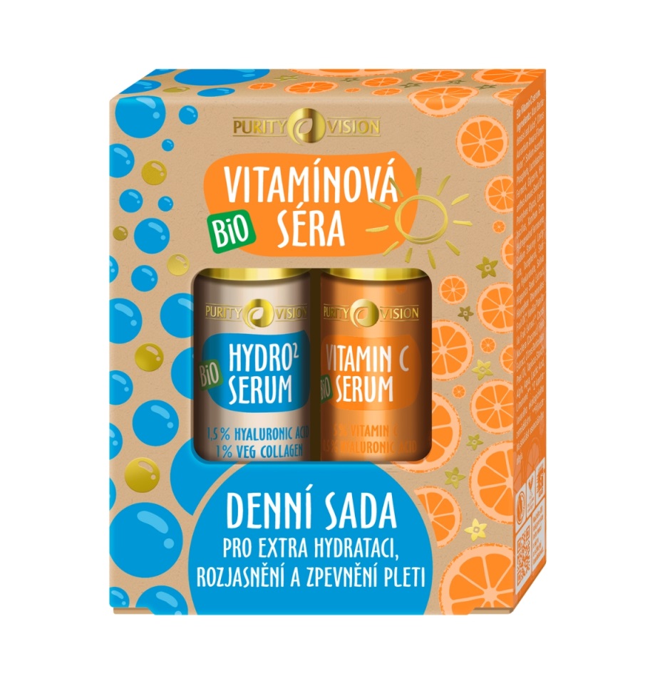 Purity Vision BIO Vitamínová séra denní sada 2x30 ml Purity Vision