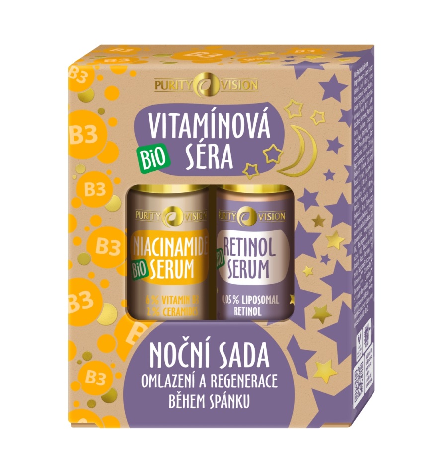 Purity Vision BIO Vitamínová séra noční sada 2x30 ml Purity Vision