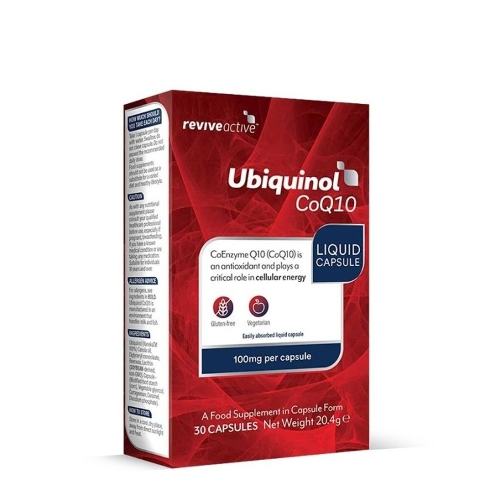 Revive Active Ubiquinol CoQ10 100 mg 30 kapslí Revive Active