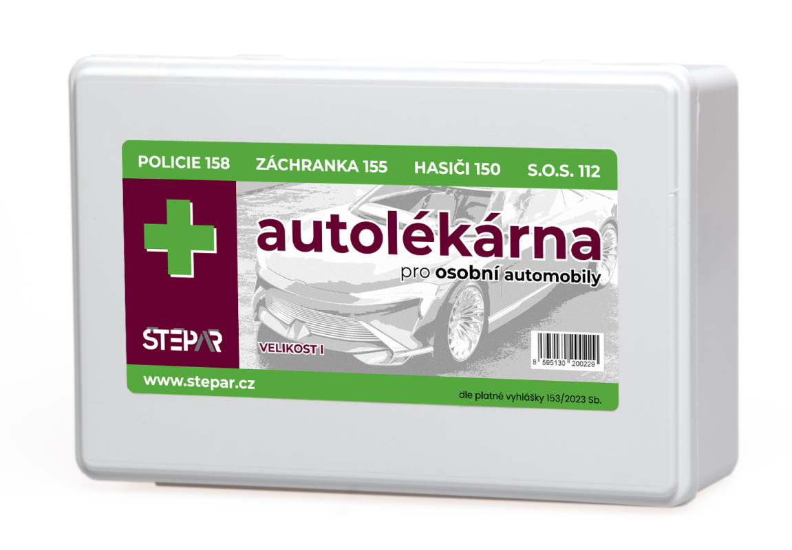 ŠTĚPAŘ Autolékárnička velikost I. - krabice