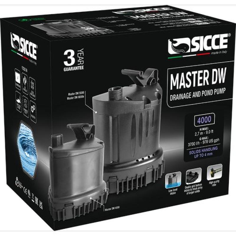 Sicce MASTER DW 4000 10m jezírkové kalové čerpadlo Sicce