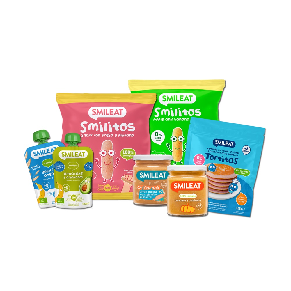 Smileat BIO testovací balíček příkrmů a svačinek 6M+ 7 ks Smileat