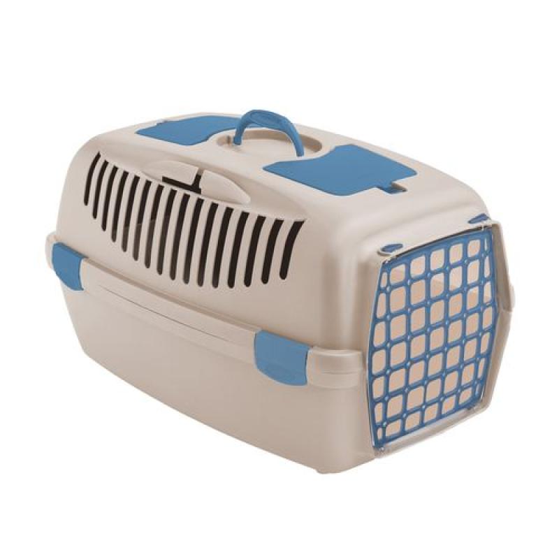 Stefanplast Gulliver 2 přepravka travertinova bílá s plastovými dvířky 55x36x35cm Stefanplast