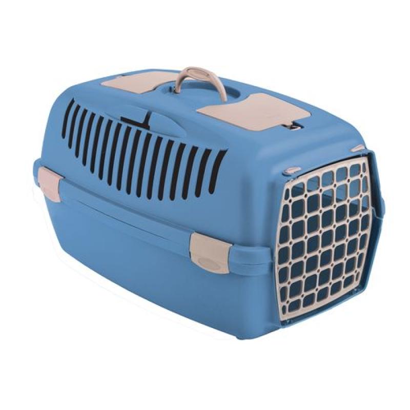 Stefanplast Gulliver 3 přepravka modrá s plastovými dvířky 61x40x38 Stefanplast