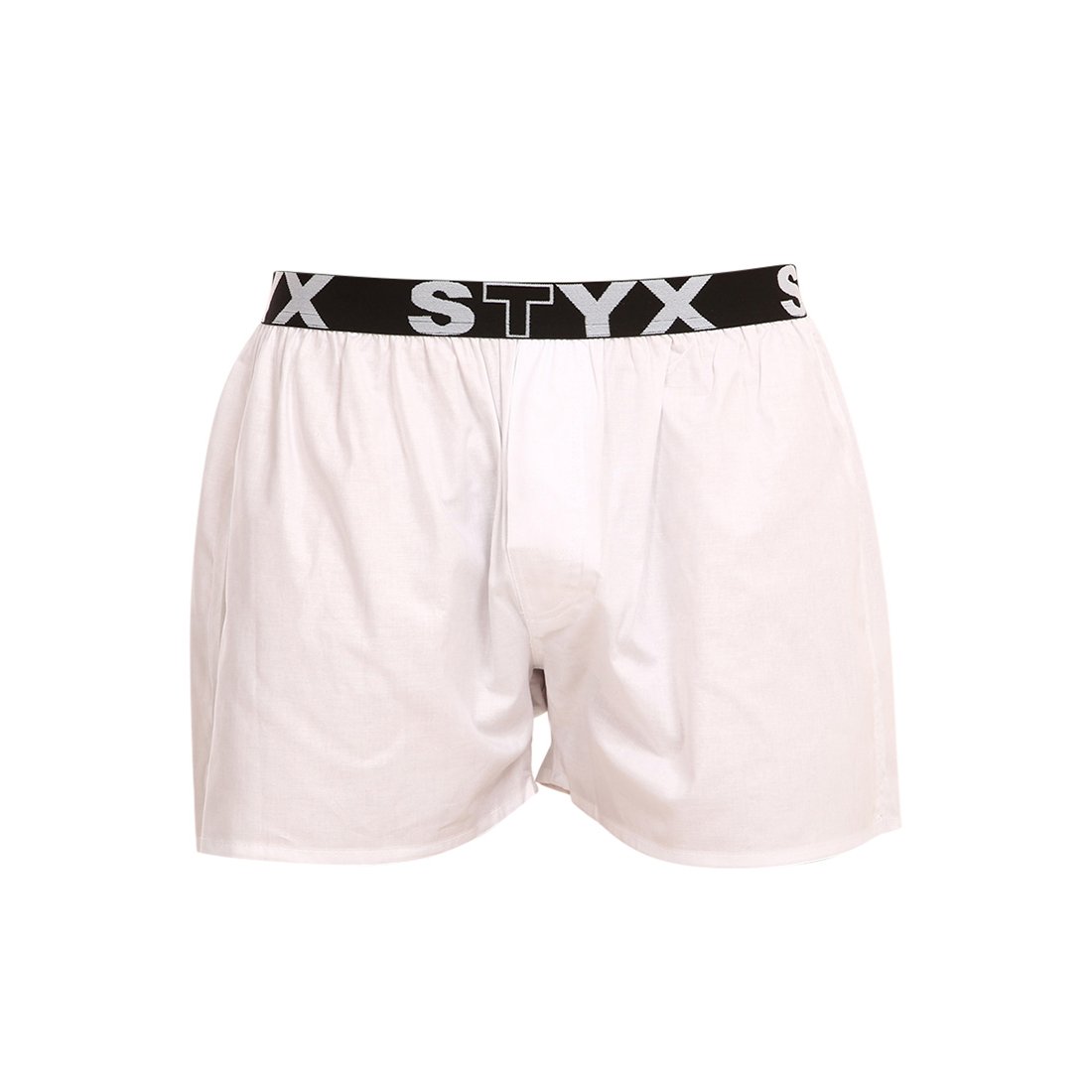 Styx Pánské trenky sportovní guma bílé (B1061) XL Styx