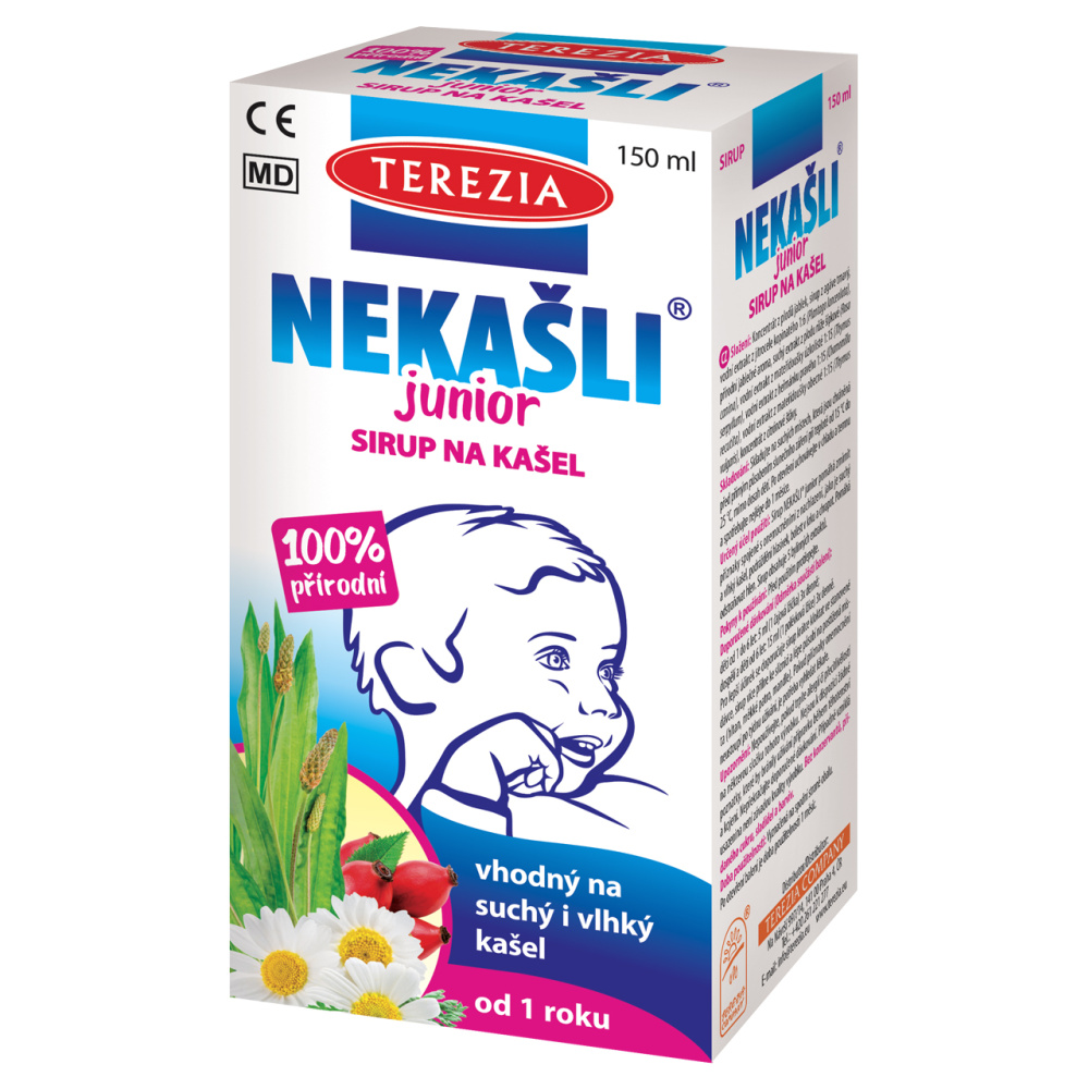 Terezia NEKAŠLI Junior sirup na kašel 150 ml Terezia