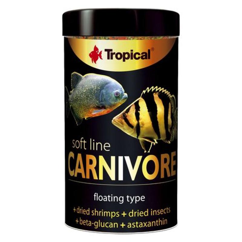 Tropical Carnivore 1000ml/320g krmivo pro velké masožravé ryby dna Tropical