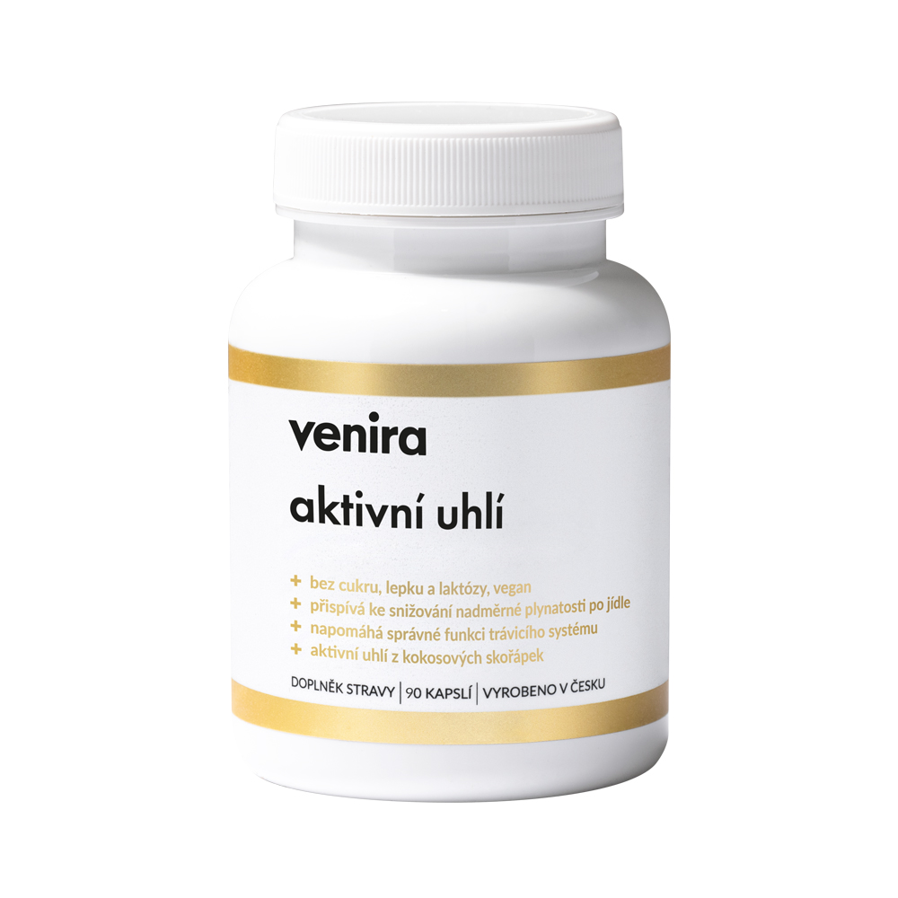 Venira Aktivní uhlí 90 kapslí Venira