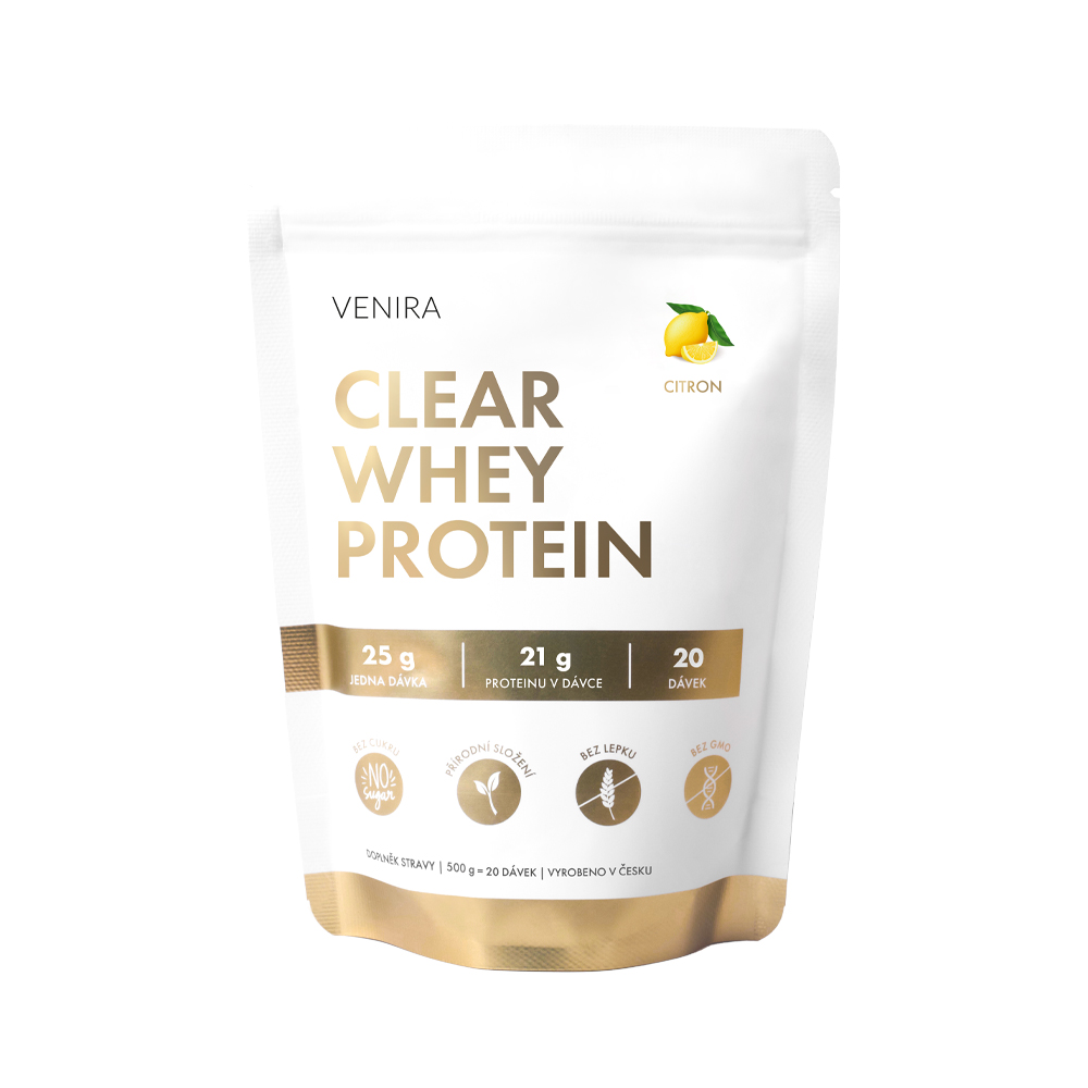 Venira Clear whey protein / proteinová limonáda citron 500 g Venira