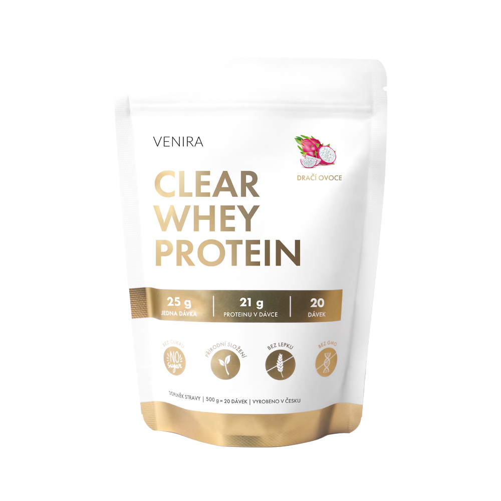 Venira Clear whey protein / proteinová limonáda dračí ovoce 500 g Venira