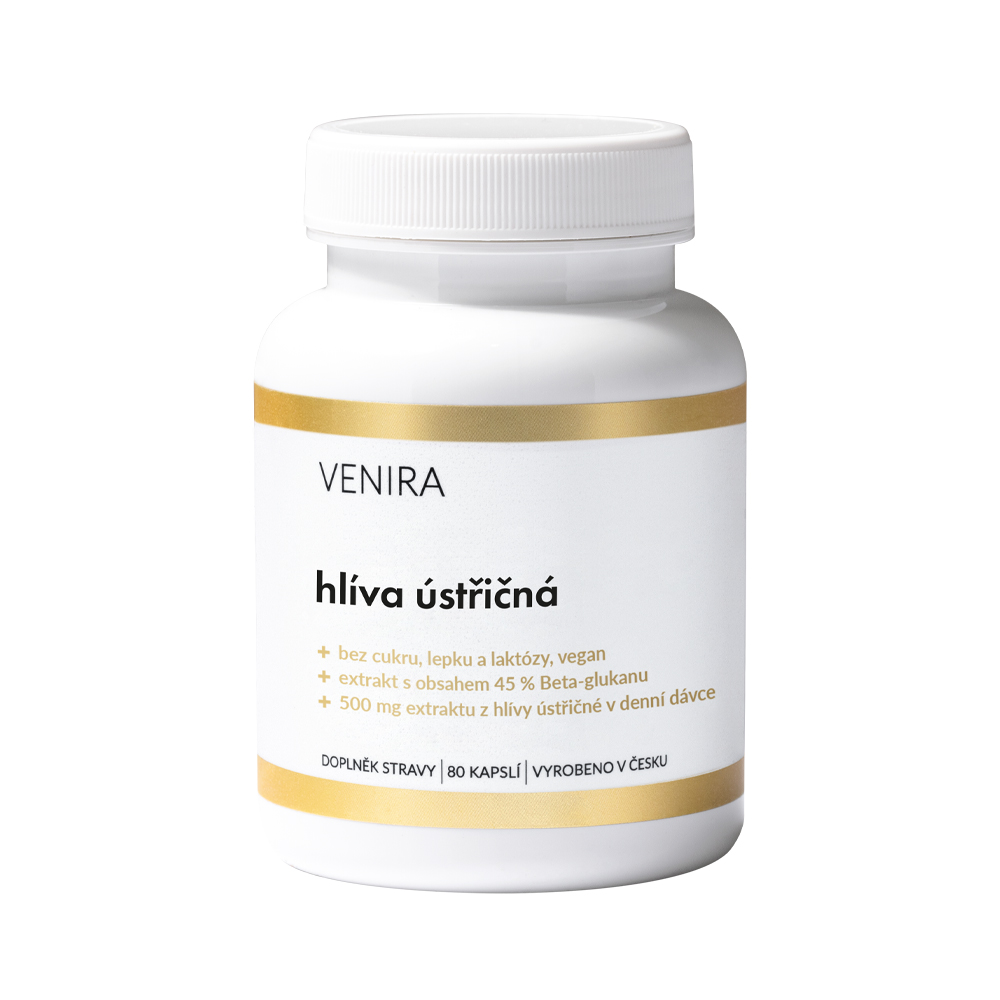 Venira Hlíva ústřičná 60 kapslí Venira