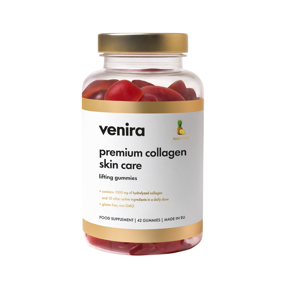 Venira Premium collagen skin care - lifting gummies ananas 42 ks Venira
