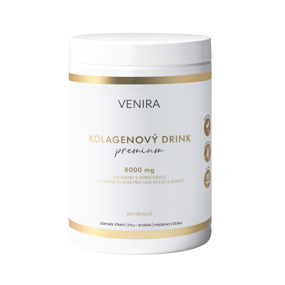 Venira Premium kolagenový drink bez příchutě 276 g Venira