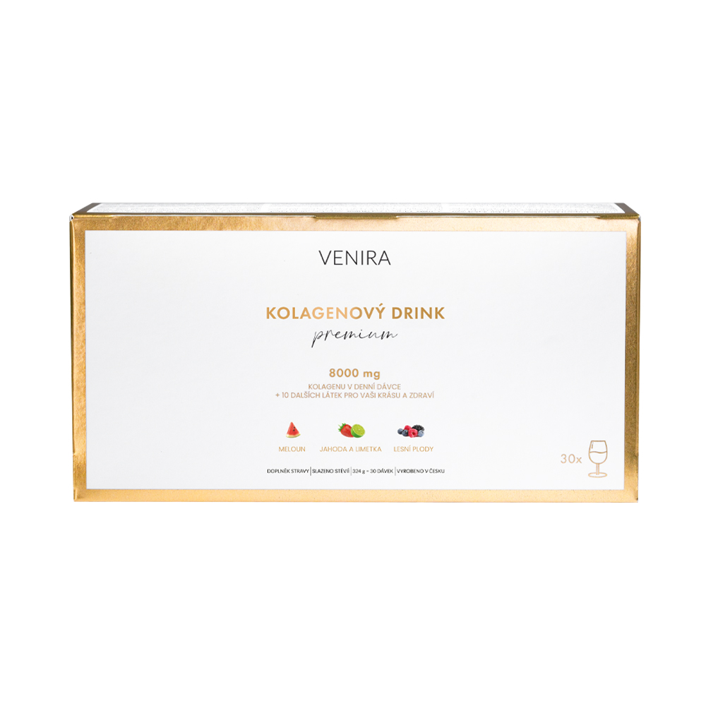 Venira Premium kolagenový drink mix příchutí 30 sáčků Venira