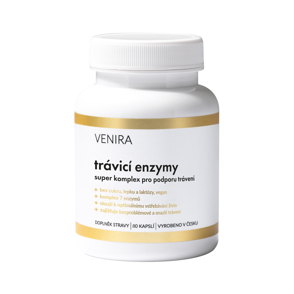 Venira Trávicí enzymy 80 kapslí Venira