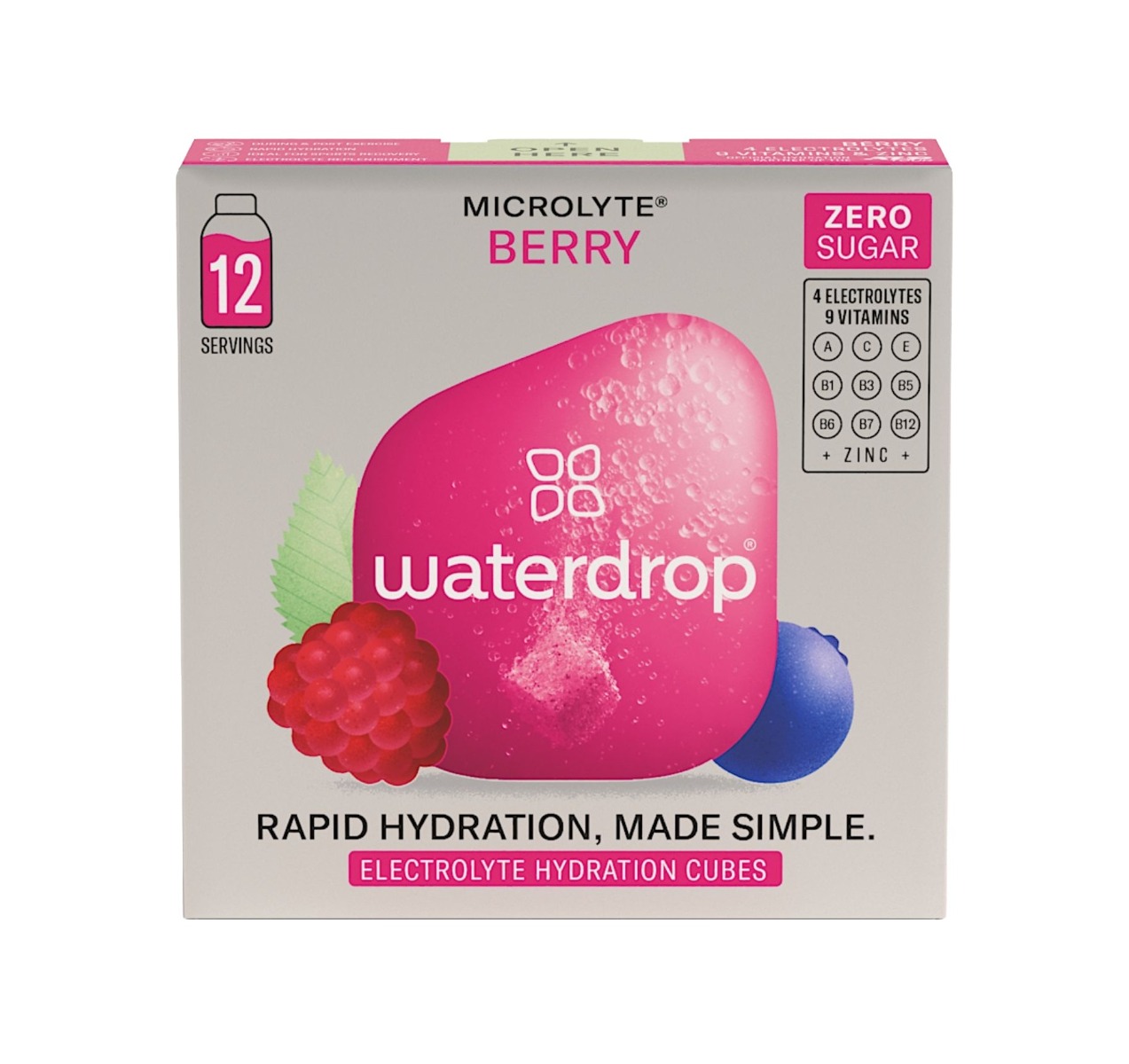 Waterdrop Microlyte Berry 12 ks Waterdrop