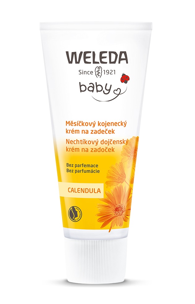 Weleda Měsíčkový kojenecký krém na zadeček bez parfemace 75 ml Weleda