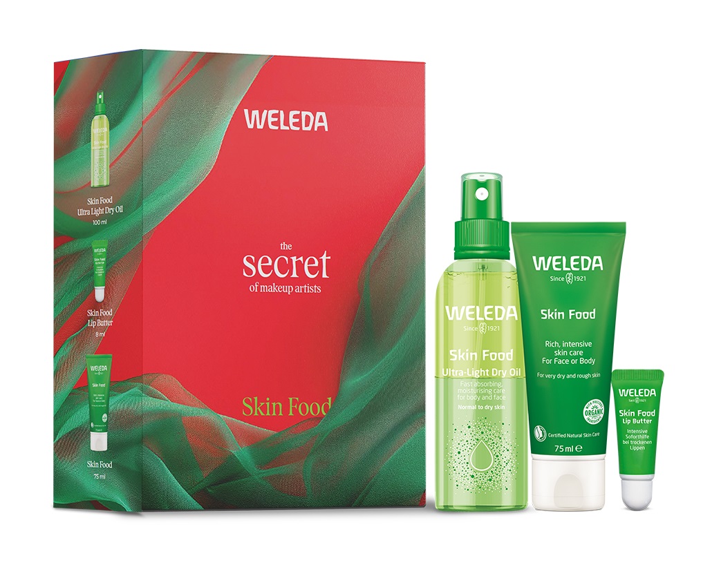 Weleda Skin Food The Secret of Make-up Artists dárkový set 3 ks Weleda