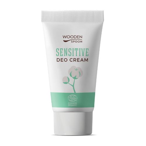 WoodenSpoon Organický krémový deodorant Sensitive bez parfemace 40 ml WoodenSpoon