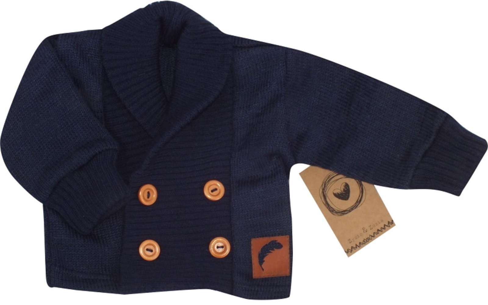 Z&Z Pletený elegantní svetřík s knoflíčky Boy