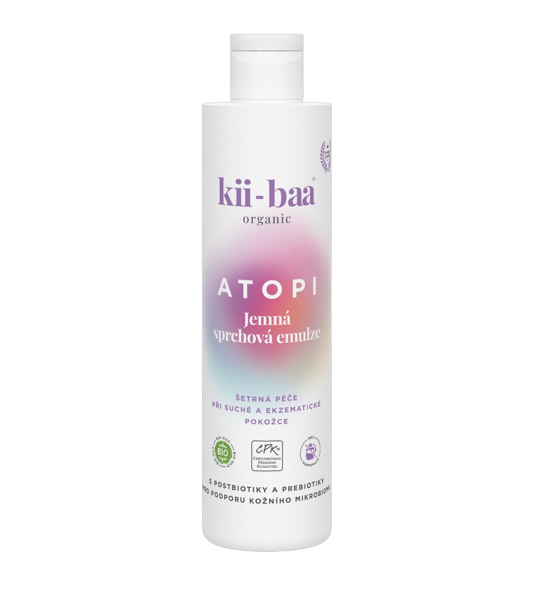 kii-baa organic Atopi Jemná sprchová emulze pro dospělé 250 ml kii-baa organic