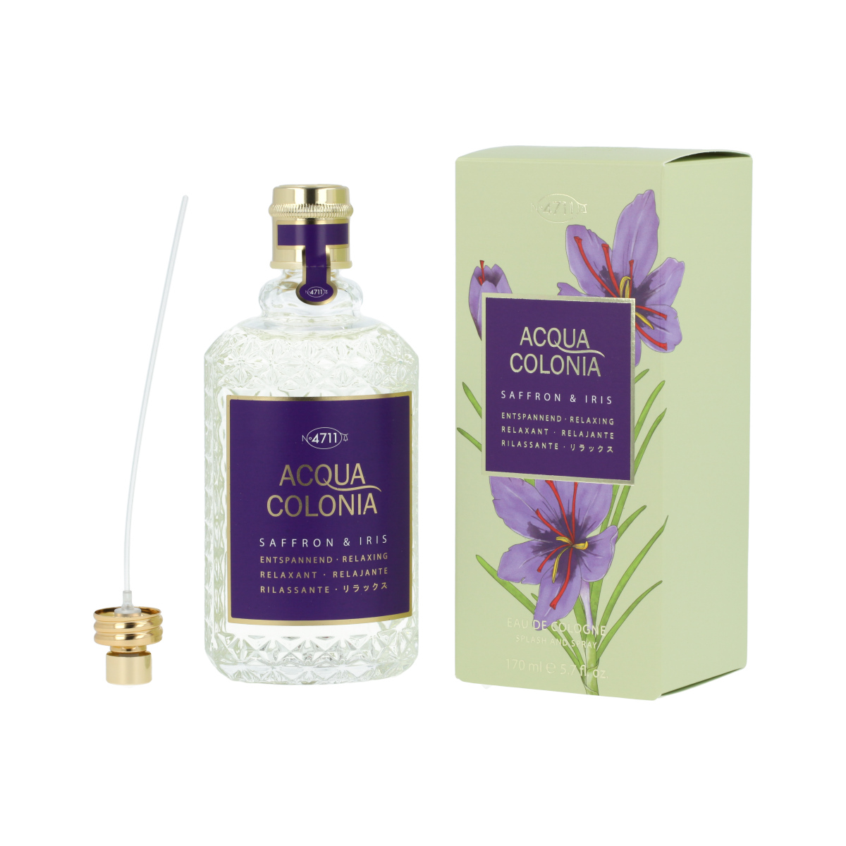 4711 Acqua Colonia Saffron & Iris EDC 170 ml UNISEX 4711