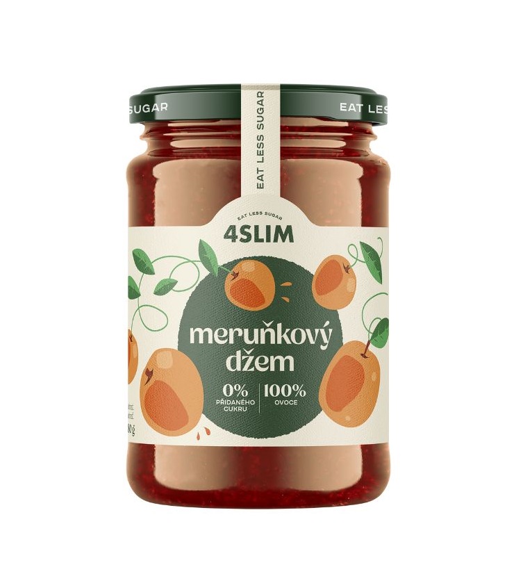 4Slim 100% džem meruňkový 280 g 4Slim