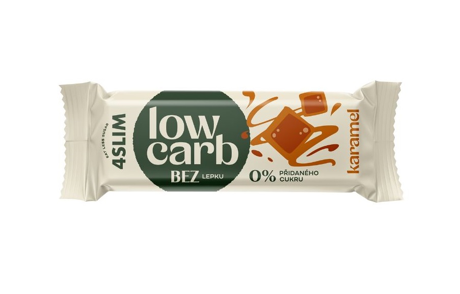 4Slim Čekanková tyčinka Low Carb karamel 35 g 4Slim