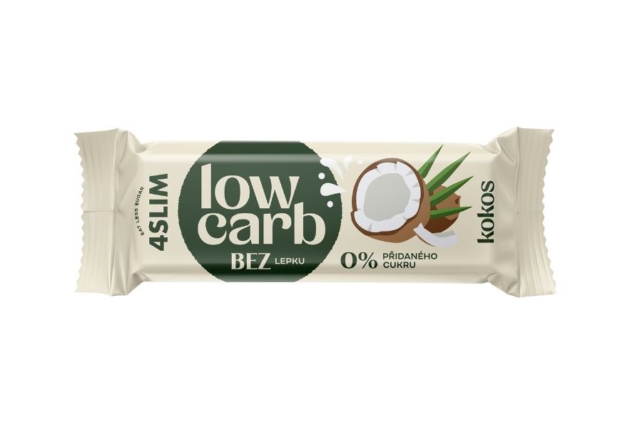 4Slim Čekanková tyčinka Low Carb kokos 35 g 4Slim