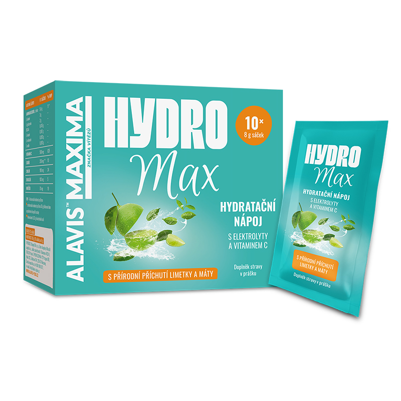 Alavis Maxima HydroMax hydratační nápoj 10x8 g lime/máta Alavis
