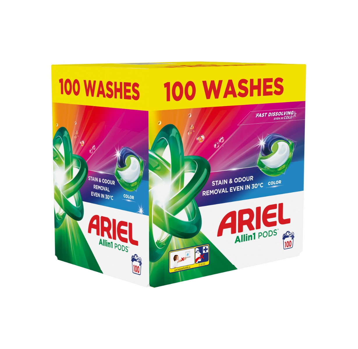 Ariel Color Allin1 kapsle na praní 100 ks Ariel